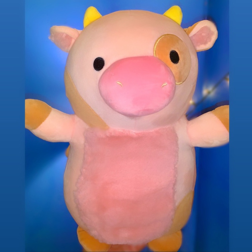 Custom donut cow Hugmee Squishmallow